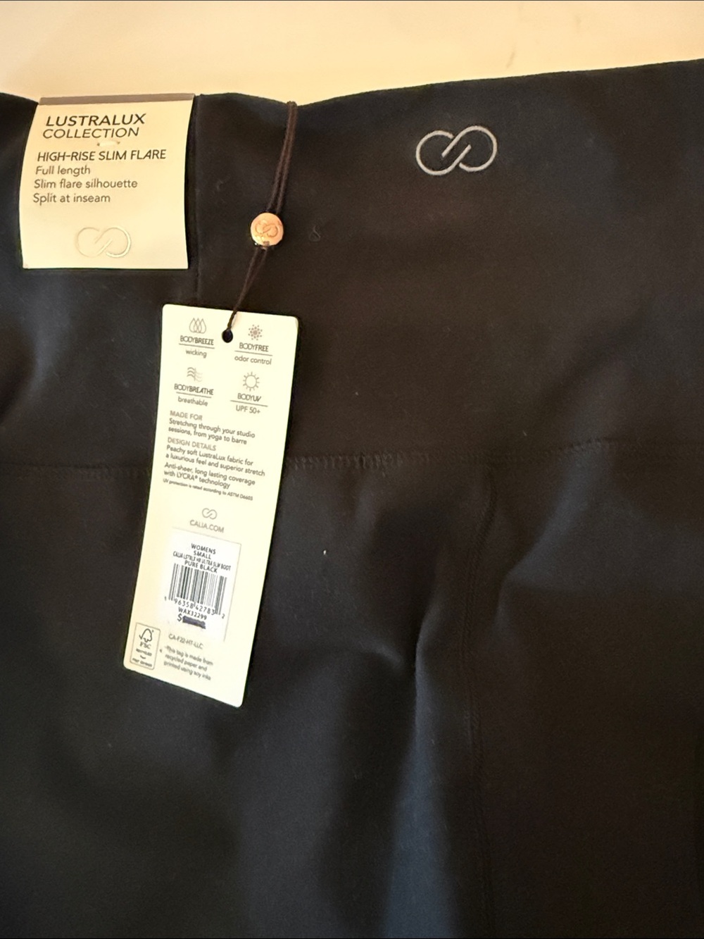 Calla High-Rise Slim Flare yoga pants NWT